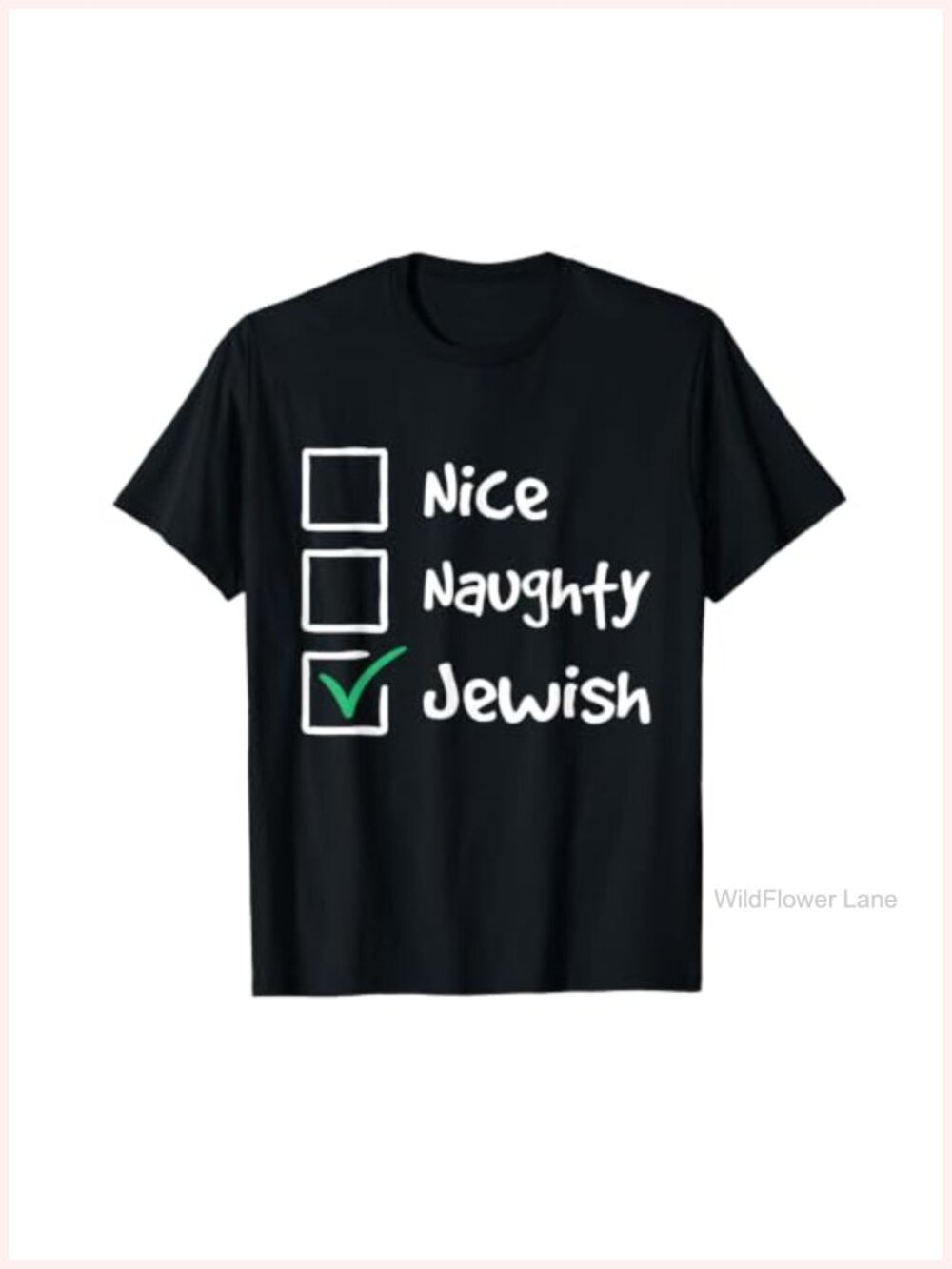 Novelty Jewish Holiday Graphic T-Shirt Crew Neck Short Sleeve Casual